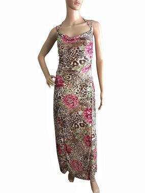 Persaya | Floral Animal Print Maxi
